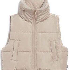 Apparis Shaun Beige Puffer Vest. XS